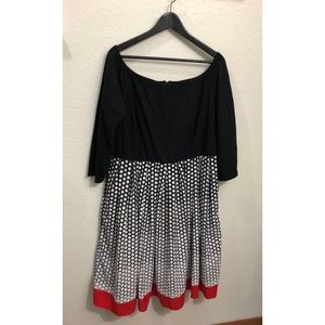 Off the Shoulder Pleated Dress